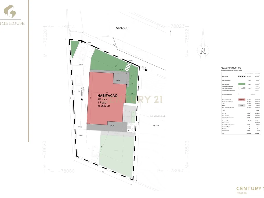 4 lotes de terrenos com projeto aprovado para moradia 4 moradias T5 de linhas contemporâneas - Image 14
