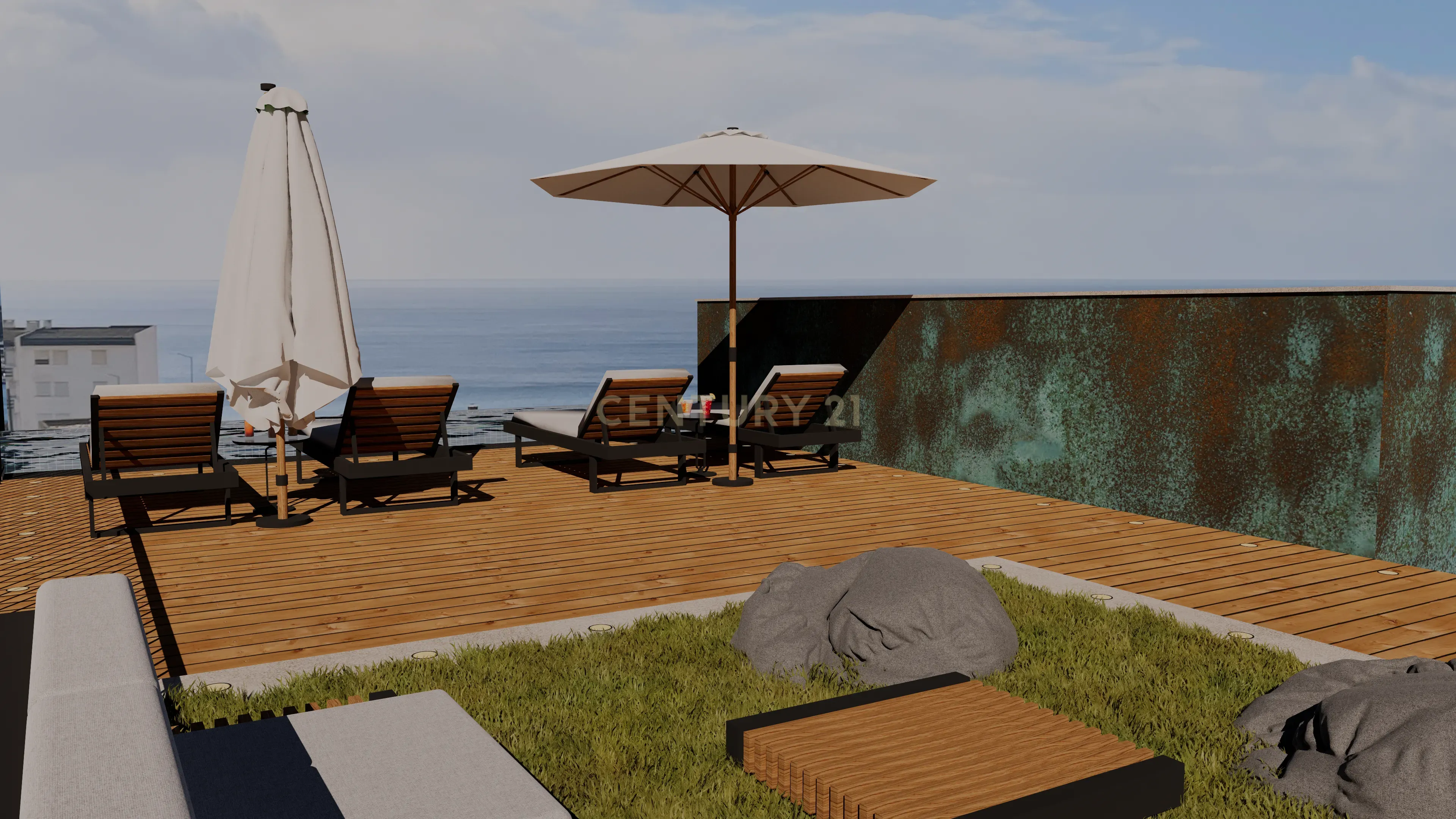 Fotografia 8 de T3 em Sesimbra com vista mar e piscina panorâmica