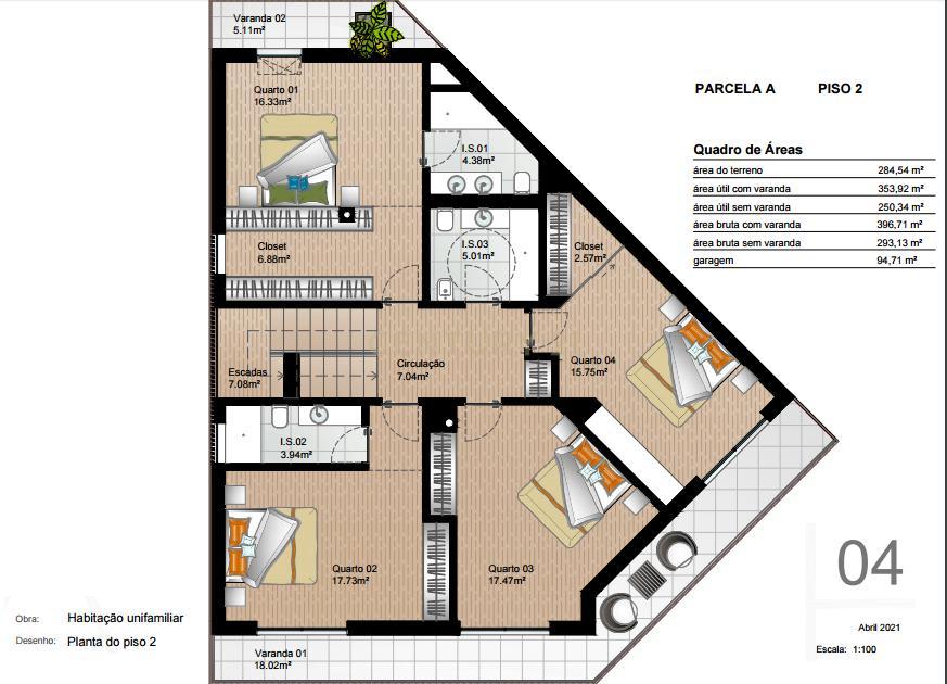 2 Moradias Tipologia T4,  Finalização de Obra por Conta do Comprador - Image 17