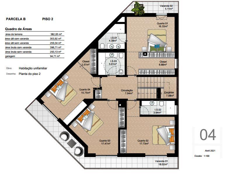2 Moradias Tipologia T4,  Finalização de Obra por Conta do Comprador - Image 22