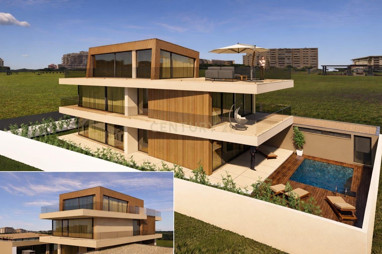 Fotografia 12 de Moradia de Luxo T3+1 com Piscina, Rooftop e Vista Deslumbrante | Varanda de Mira – Miramar