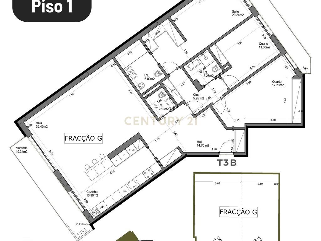 Apartamento Luxuoso T3 em Oeiras com Garagem e Varandas - Image 18
