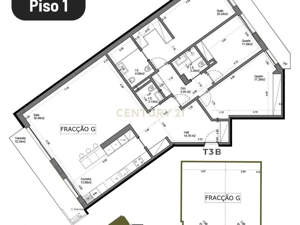 Apartamento Luxuoso T3 em Oeiras com Garagem e Varandas - Image 18