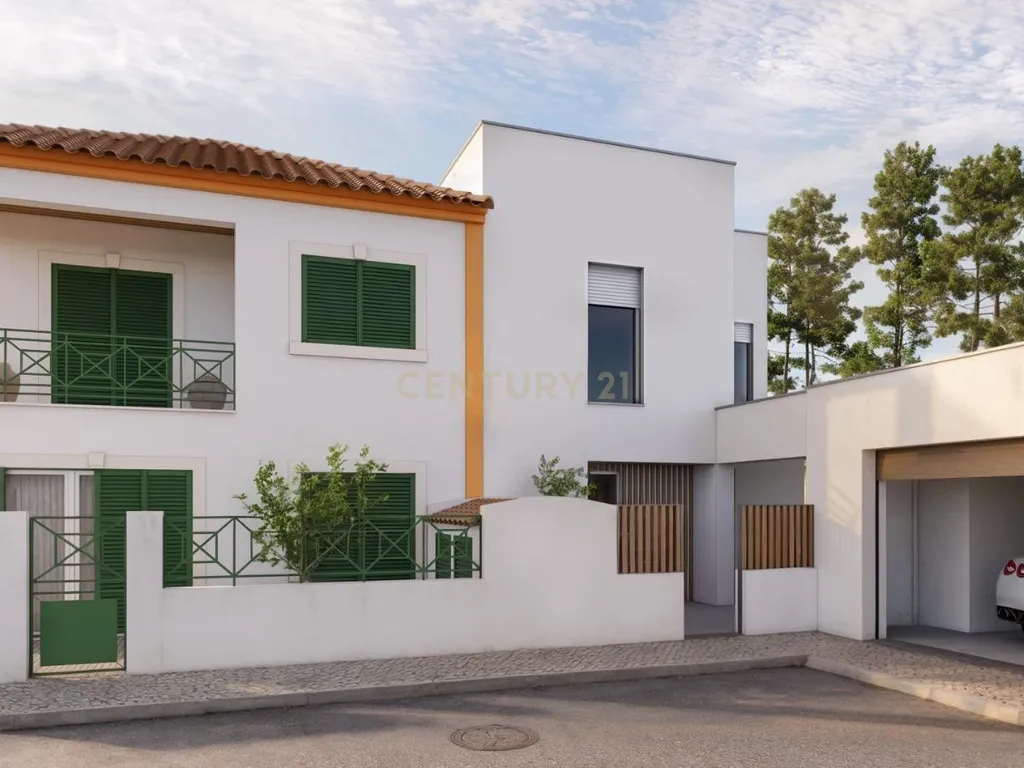 Moradia em construção no Lote de 436m2 com piscina - Meco, Sesimbra - Image 1