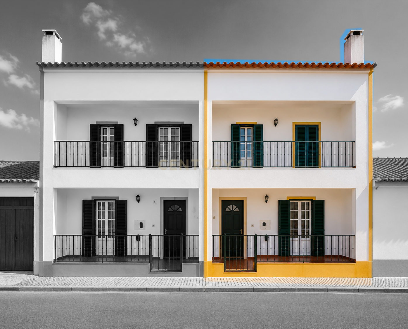Fotografia 3 de Moradia de r/ch e primeiro andar localizada em Viana do Alentejo - Imóvel arrendado, sem possibilidade de fazer visitas