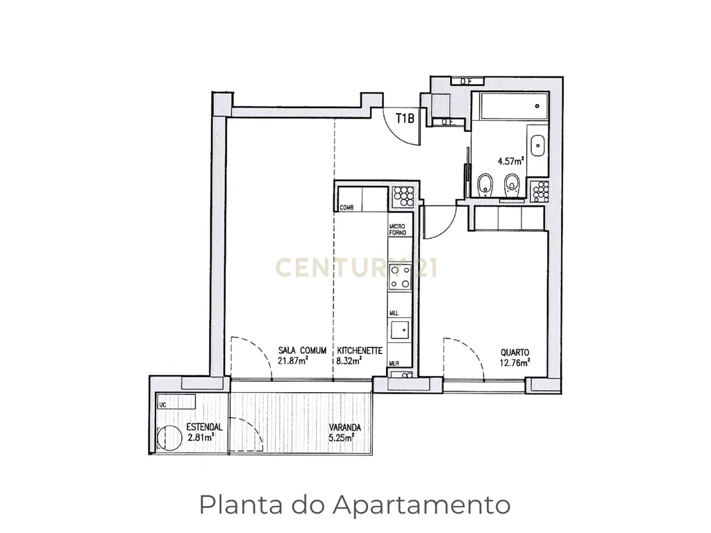 T1 Mobilado com Vista Panorâmica sobre o Campo de Golfe e o Céu de Lisboa - Image 43