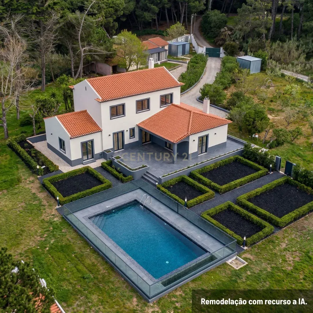 Fotografia 4 de Moradia T4 -205m2  com piscina, área total 14000m2 - Sintra