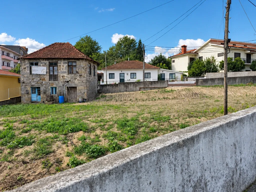 Moradia para recuperação + terreno com 1089m2 com viabilidade de construção - Image 1