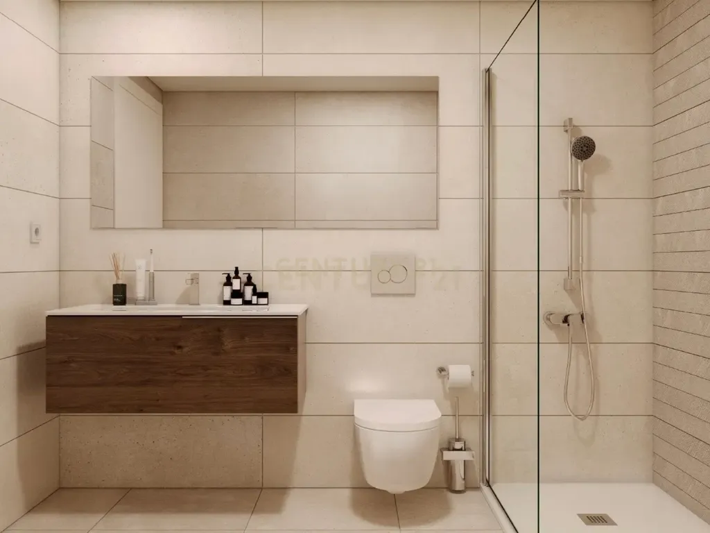 Apartamento T1 NOVO com Varanda e Vista Jardim no Condomínio Ouro Valley - Image 7