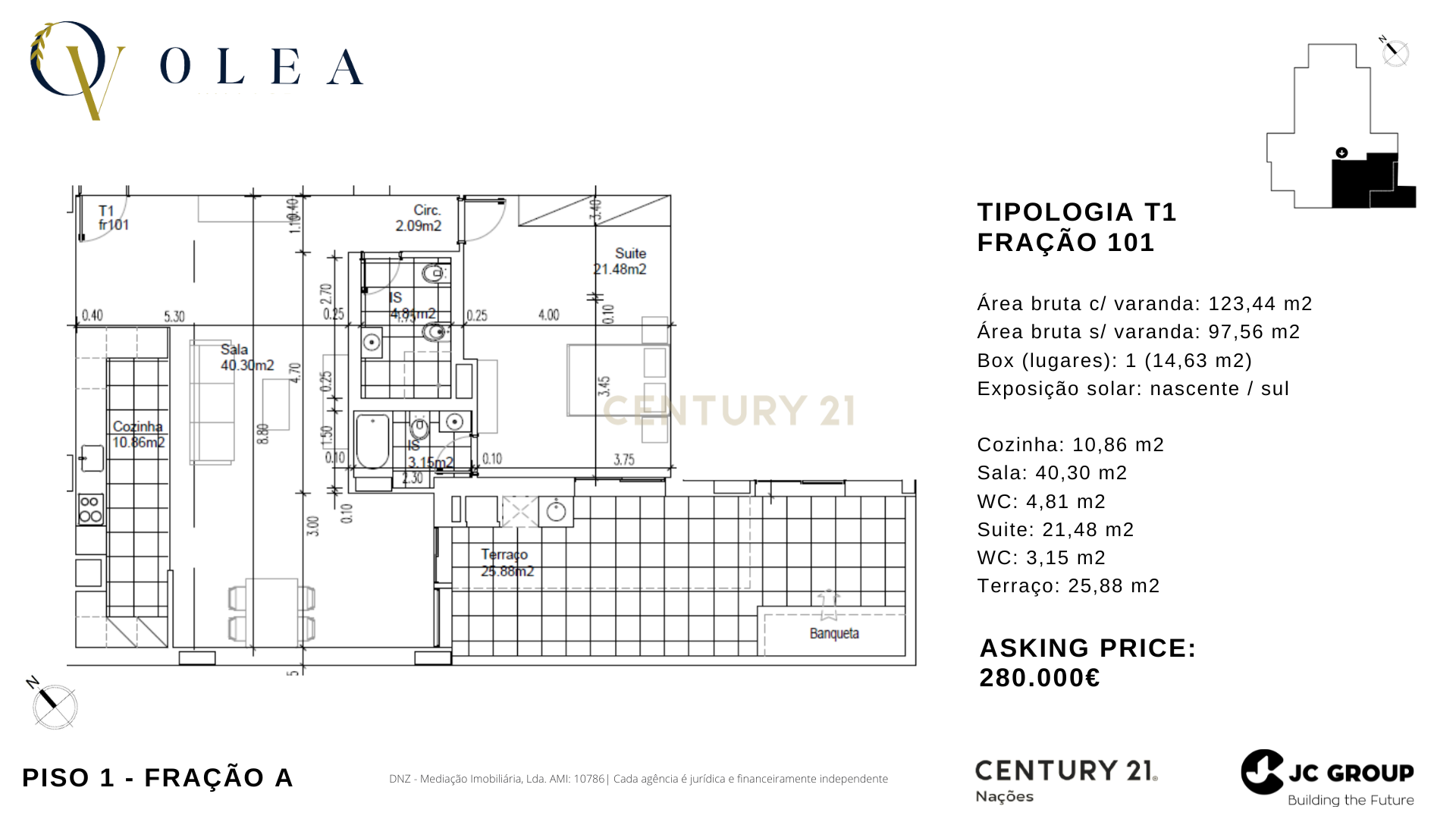 Apartamento T1- Olea Village 16 - Parque das Oliveiras, Camarate - Image 14