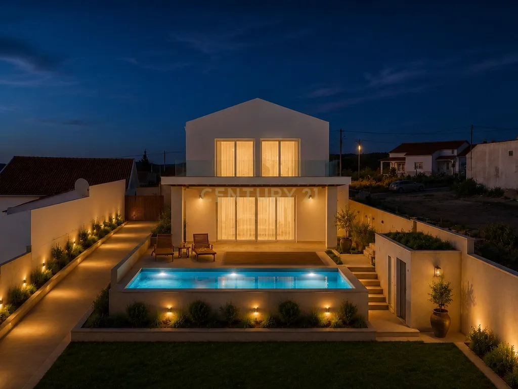 MORADIA T3 NOVA COM PISCINA E VISTA SERRA EM LOTE 795 M2 | Vilar, Cadaval - Image 11