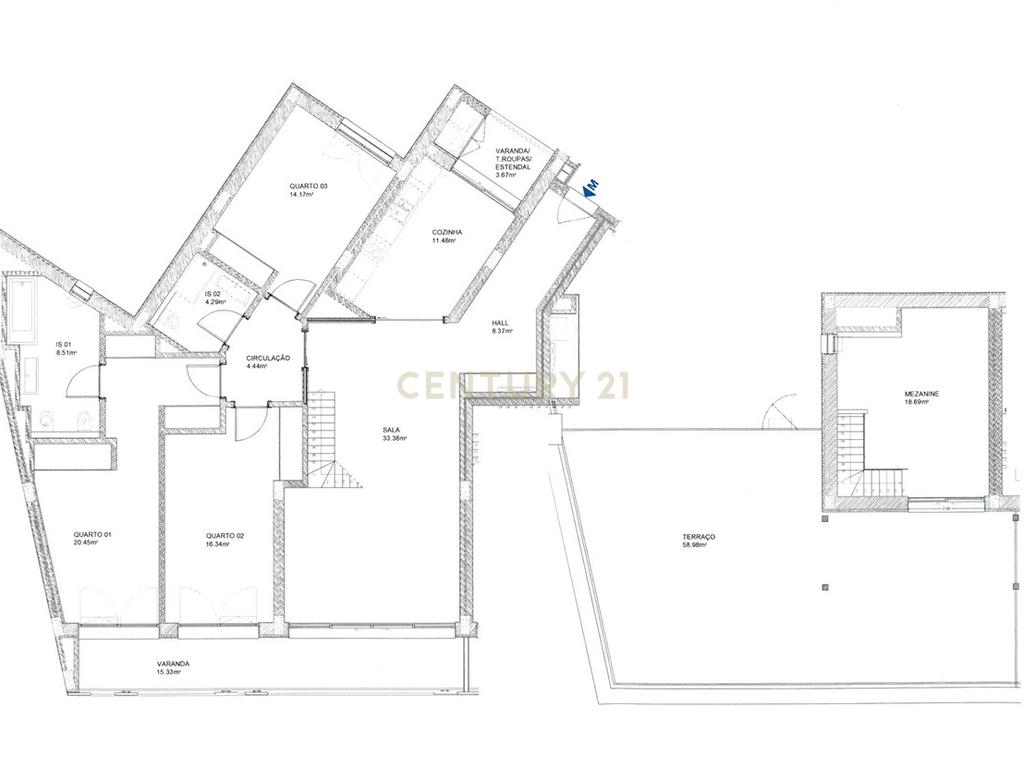 Apartamento T3+1 duplex, com terraço e estacionamento, no centro da cidade de Torres Vedras - Image 78