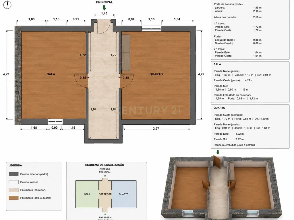Imóvel novo Chave na Mão com 2 Moradias T1, Vista Mar e Terreno de 1.393 m² - São Pedro Nordestinho | Nordeste - Image 20