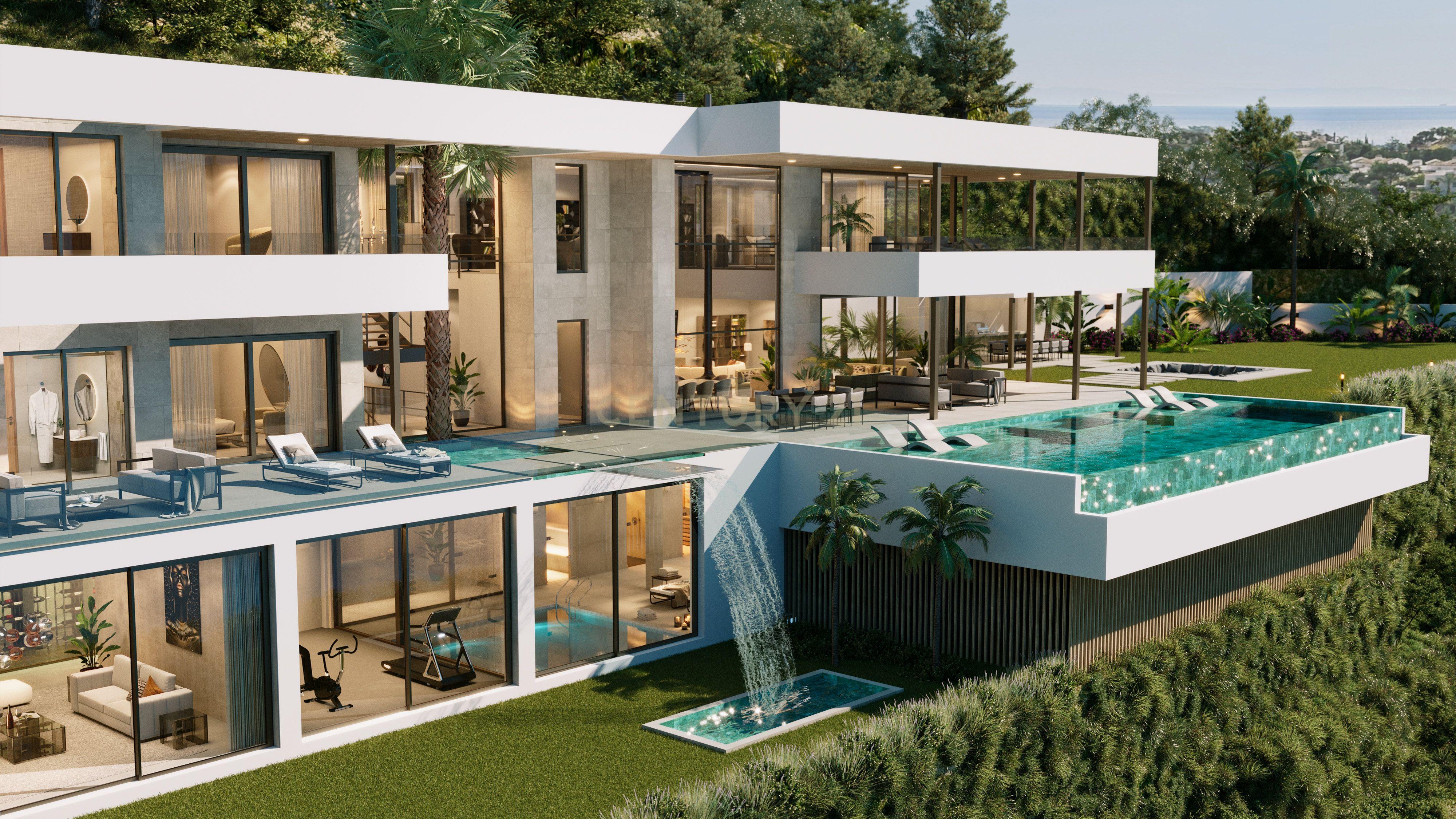Villa Tiffany: Um Santuário Contemporâneo com Vistas Panorâmicas em El Madroñal, Benahavís - Image 3