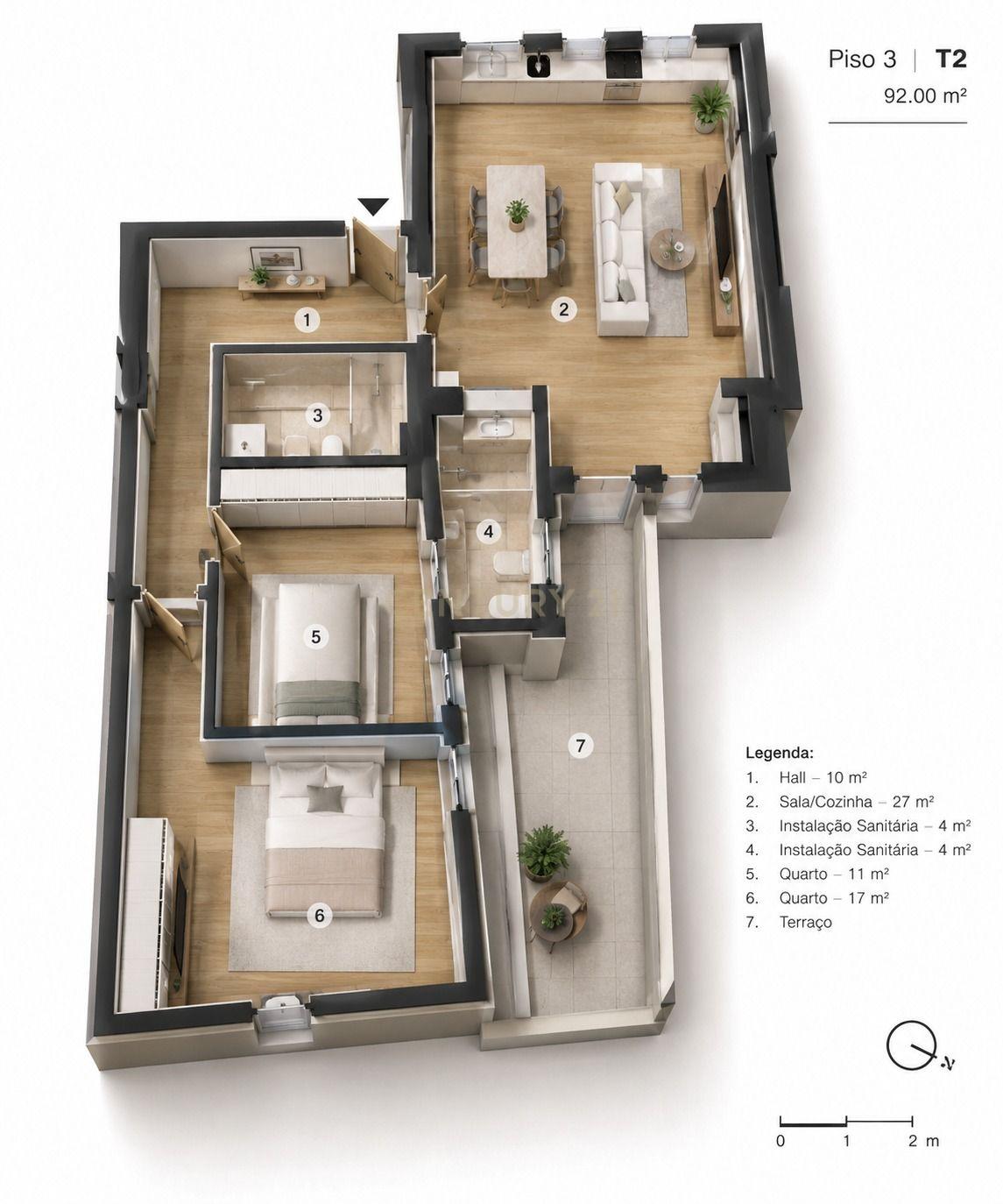 Apartamento T2 à venda em Cedofeita, Santo Ildefonso, Sé, Miragaia, São Nicolau e Vitória, Porto — foto 6