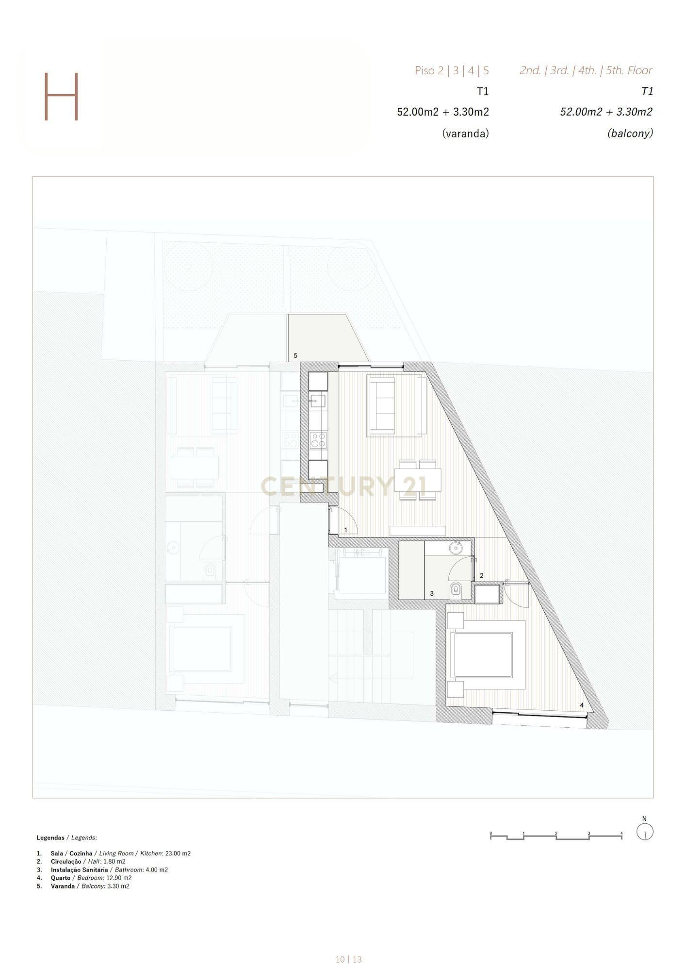Apartamento T1 c/ Varanda | Constituição - Image 1