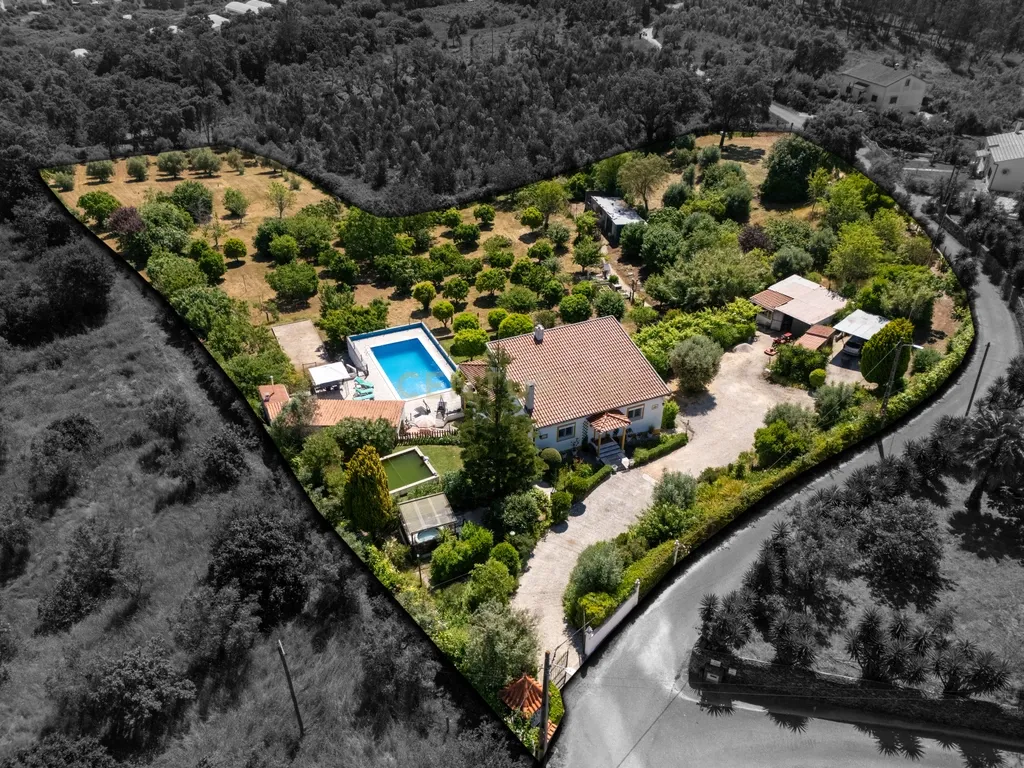 Quinta de 1ha vedada com piscina, jacuzzi, pomar e vista panorâmica em Olalhas, Tomar - Image 34