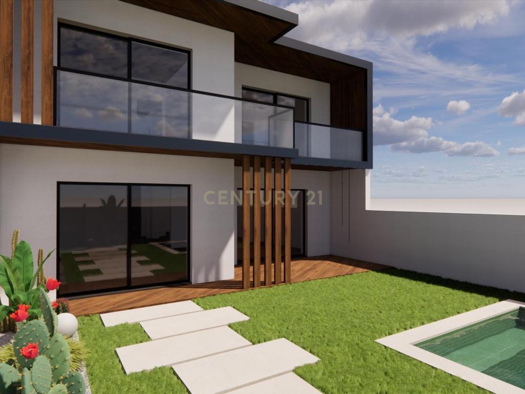 Lote de terreno com projecto aprovado para uma moradia  tipo t3 com vista de mar - Image 1