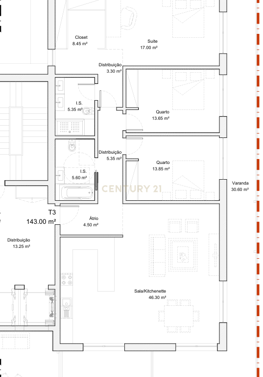 Apartamento T3 Novo em Início de Construção – Entroncamento | Junto à A23 - Image 4