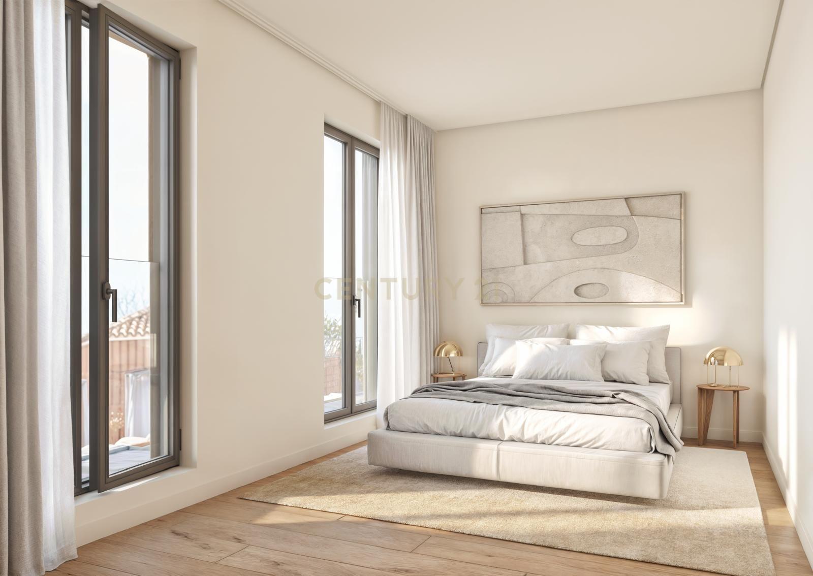 Fotografia 5 de Jardim Emídia | Condomínio Exclusivo | Novo | Centro de Carcavelos | Últimos 3 Apartamentos