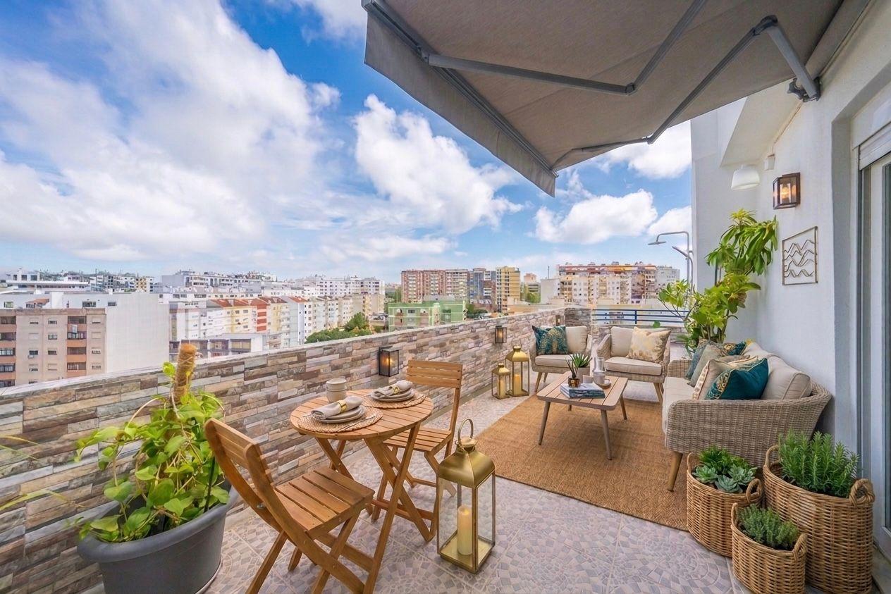 Apartamento Único com 268m2 no Último Andar com Terraço Extraordinário em Setúbal