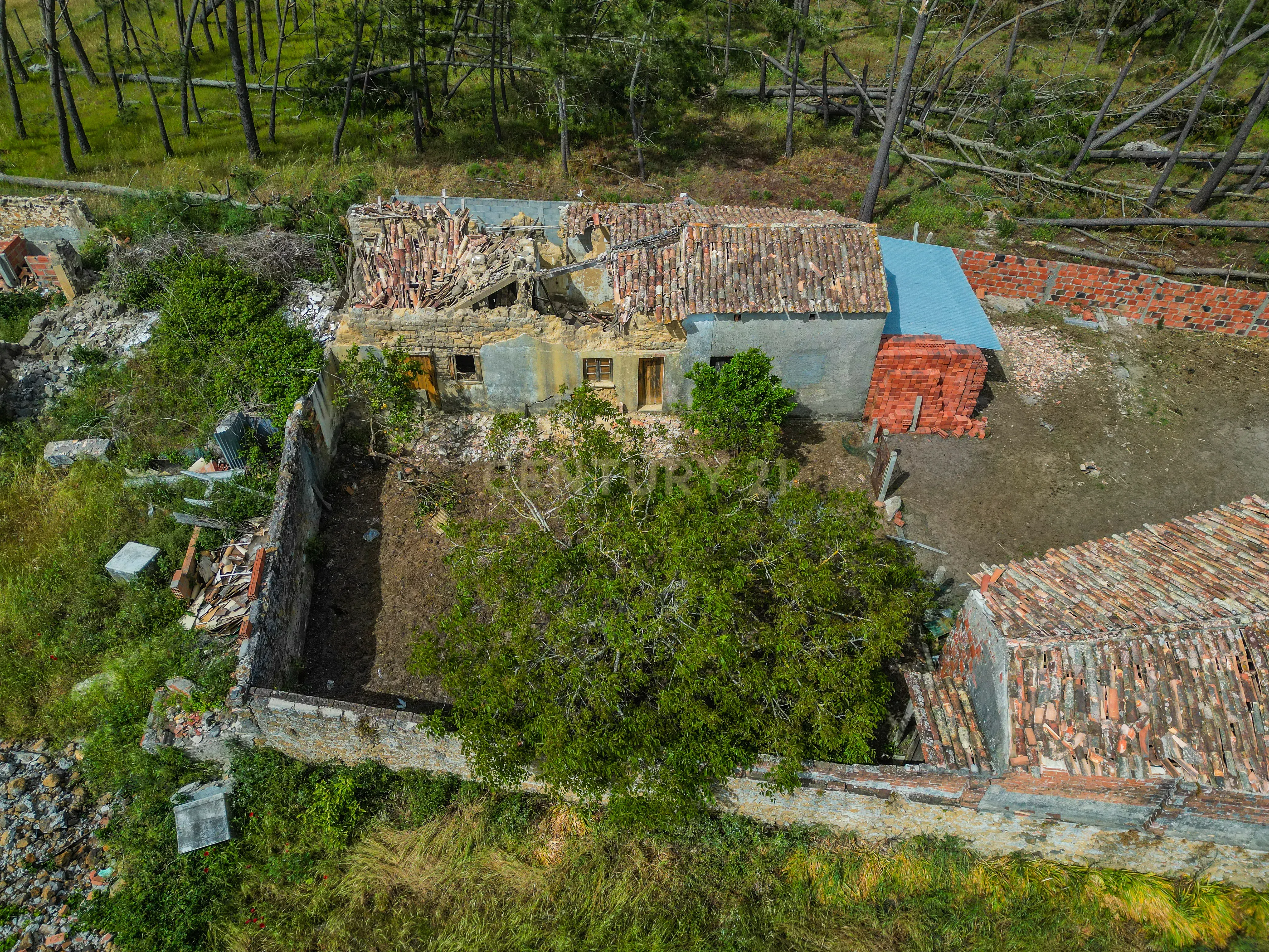 Fotografia 2 de Moradia Rústica para reabilitar em Vieira de Leiria, com terreno, a cerca de 5 minutos da Praia da Vieira