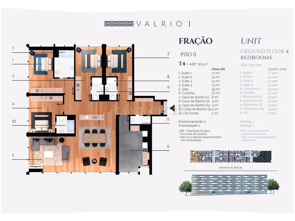 Apartamento T4 no VALRIO, Olivais - Image 2