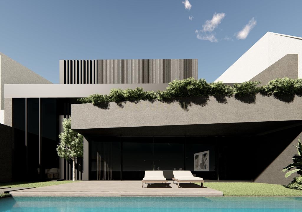Terreno com Projeto  aprovado para moradia de 4 frentes- piscina- 3 suites - vistas panorâmicas sobre o Rio Douro -Marian Afurada V.N. Gaia - Image 4