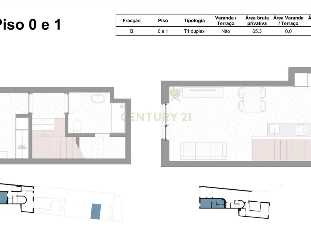 T1 Duplex, a 1 Km do Metro Hosp. São João - Image 9