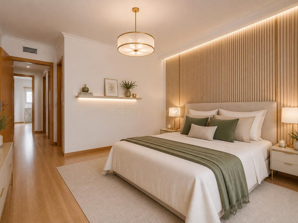 Duplex Exclusivo | 1 Quarto + 3 Suites | Terraços | Vista Panorâmica sobre o Estuário do Tejo - Image 10
