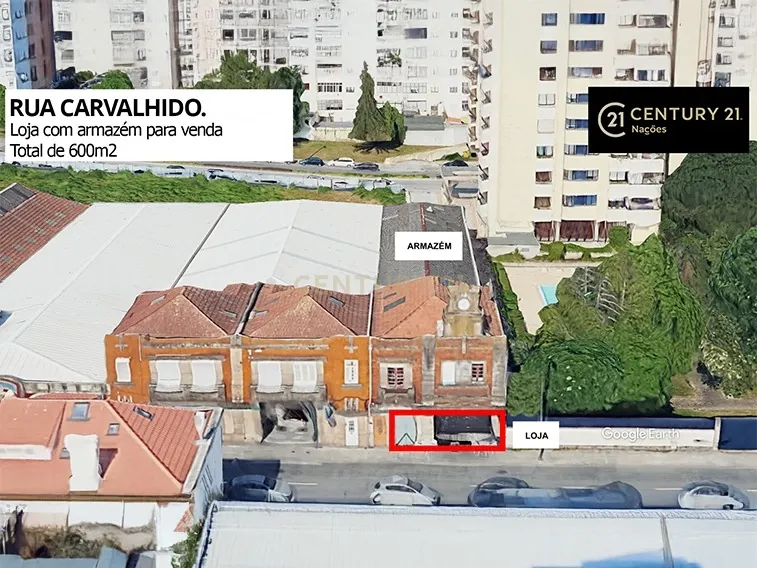 Loja com armazém na rua do Carvalhido - Porto - Image 1