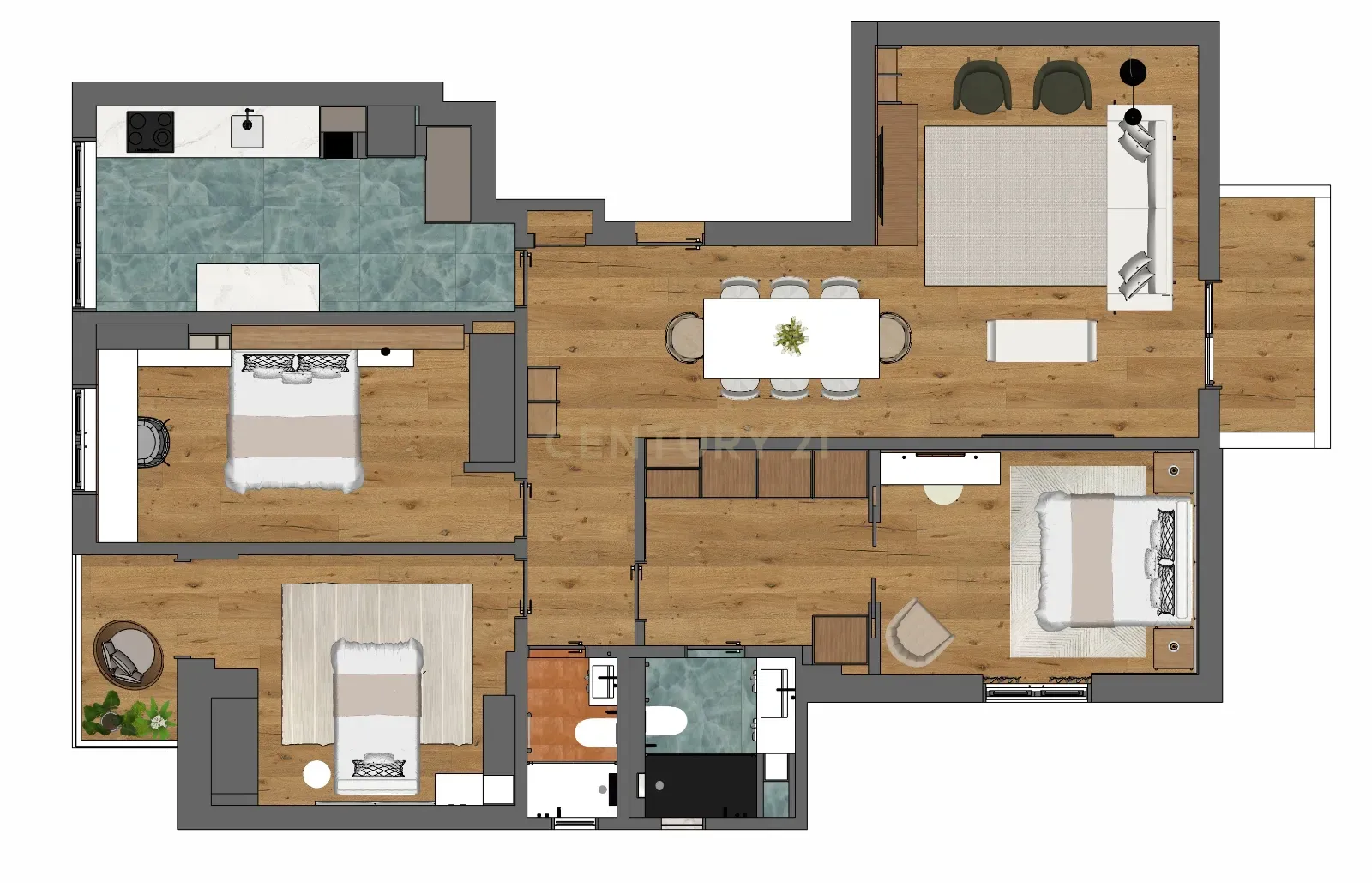 Fotografia 8 de Apartamento T3 com varanda na Amadora