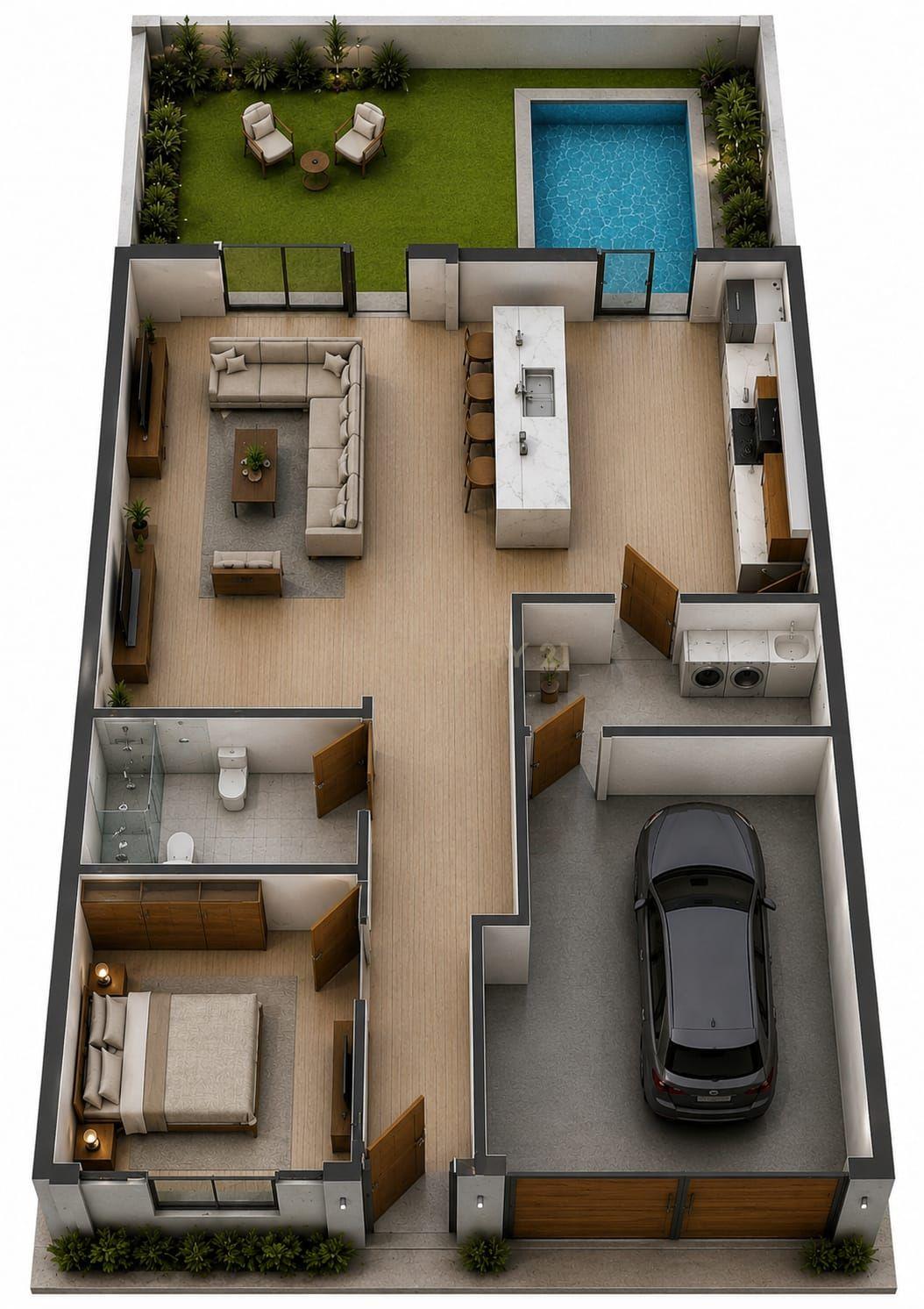 Moradia T4 com garagem e piscina - Quinta do Conde