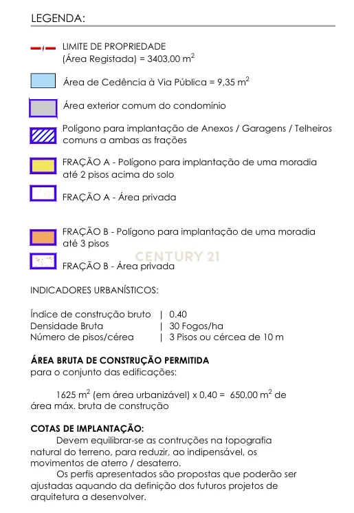 Terreno para construção Condomínio 2 Moradias + anexo comum em Turcifal - Image 14