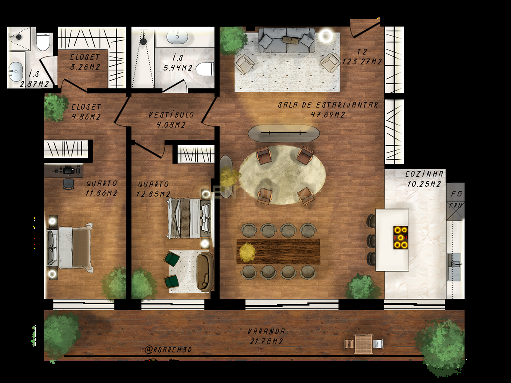 T2 NOVO em fase final de construção com vista rio | Iria Rio Residence — Santa Iria de Azoia | Ref.ª 2D - Image 8