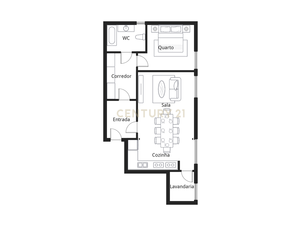 Apartamento T2 na Ponte da Pedra — Gueifães, Maia - Image 27