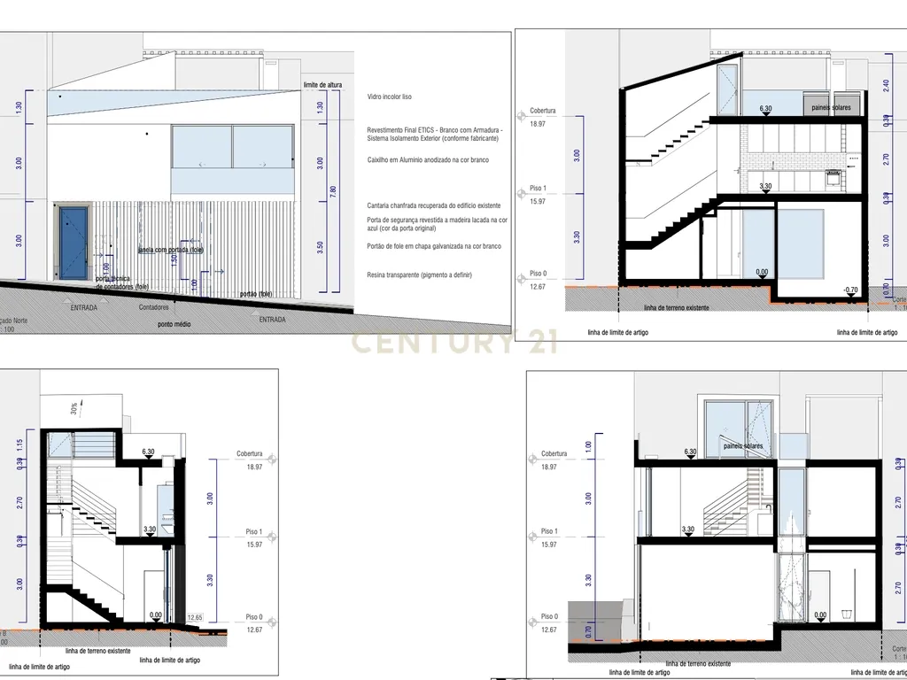 Imóvel com construção existente e projeto aprovado para nova moradia no centro de Portimão. - Image 37