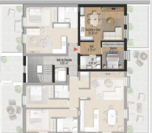 CEDÊNCIA DE POSIÇÃO - Apartamento T1 novo - Image 2