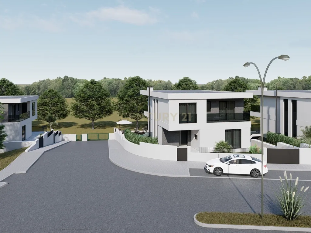 4 lotes de terrenos com projeto aprovado para moradia 4 moradias T5 de linhas contemporâneas - Image 7