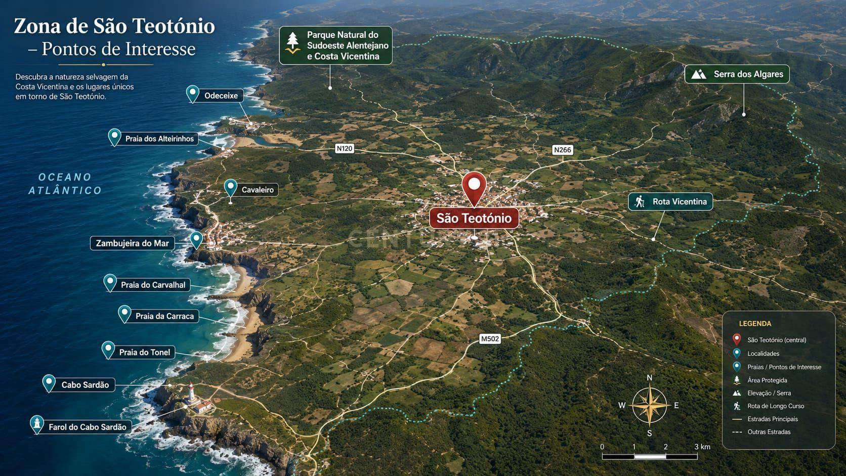 Fotografia 6 de Monte com 6 Hectares e Projeto de Ampliação em São Teotónio