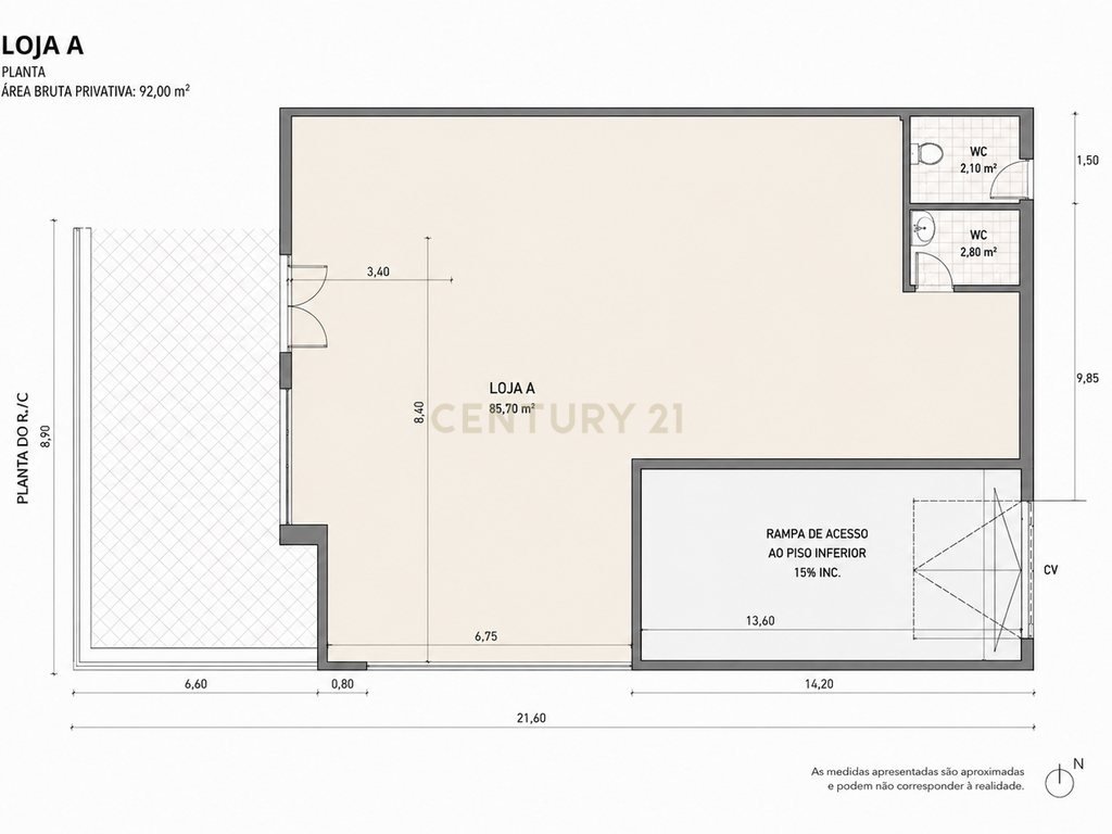 Loja com excelente visibilidade na Urbanização Vila Chã | 92 m² - Image 16