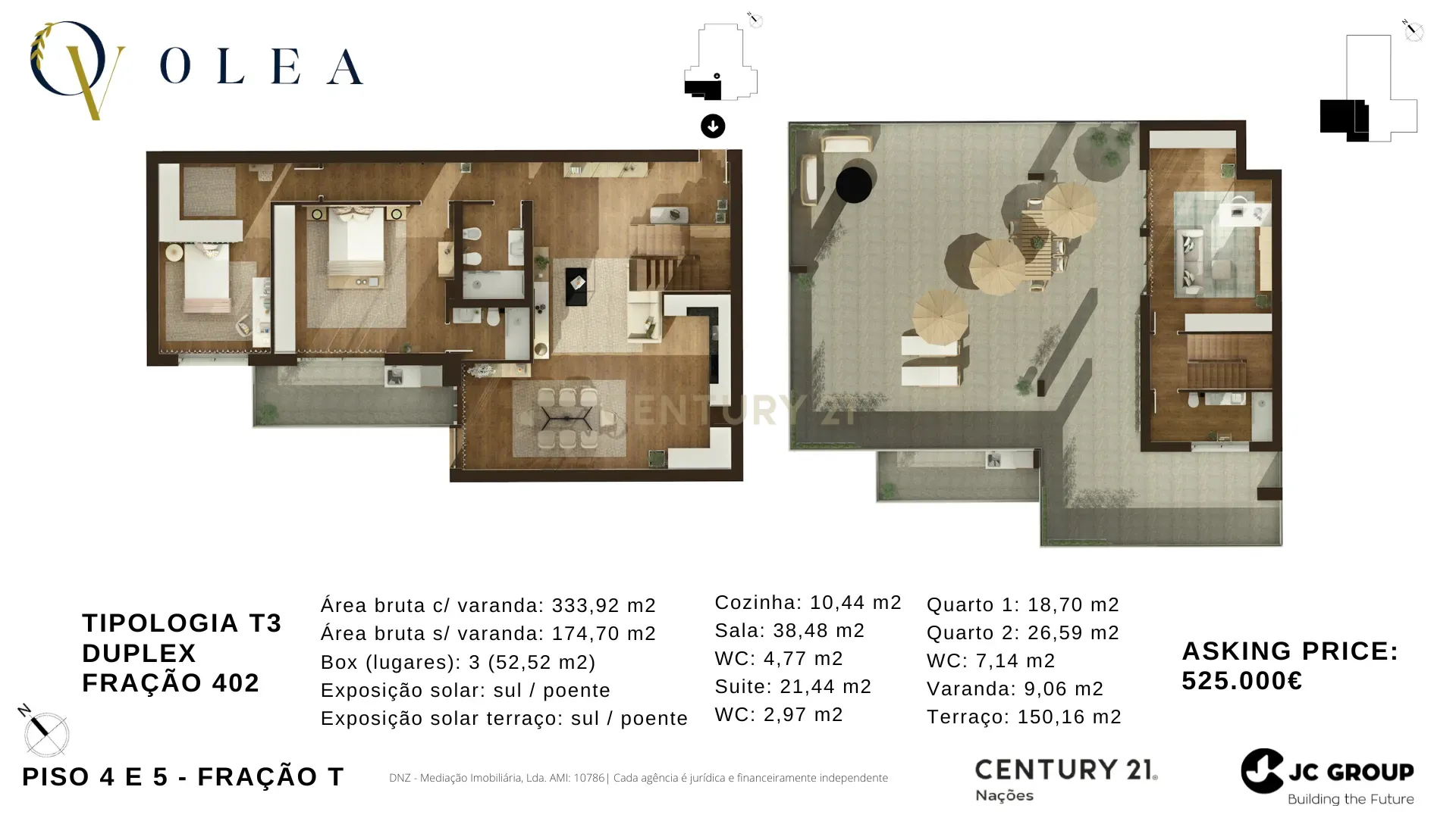 Apartamento T3 Duplex- Olea Village 16 - Parque das Oliveiras, Camarate - Image 20