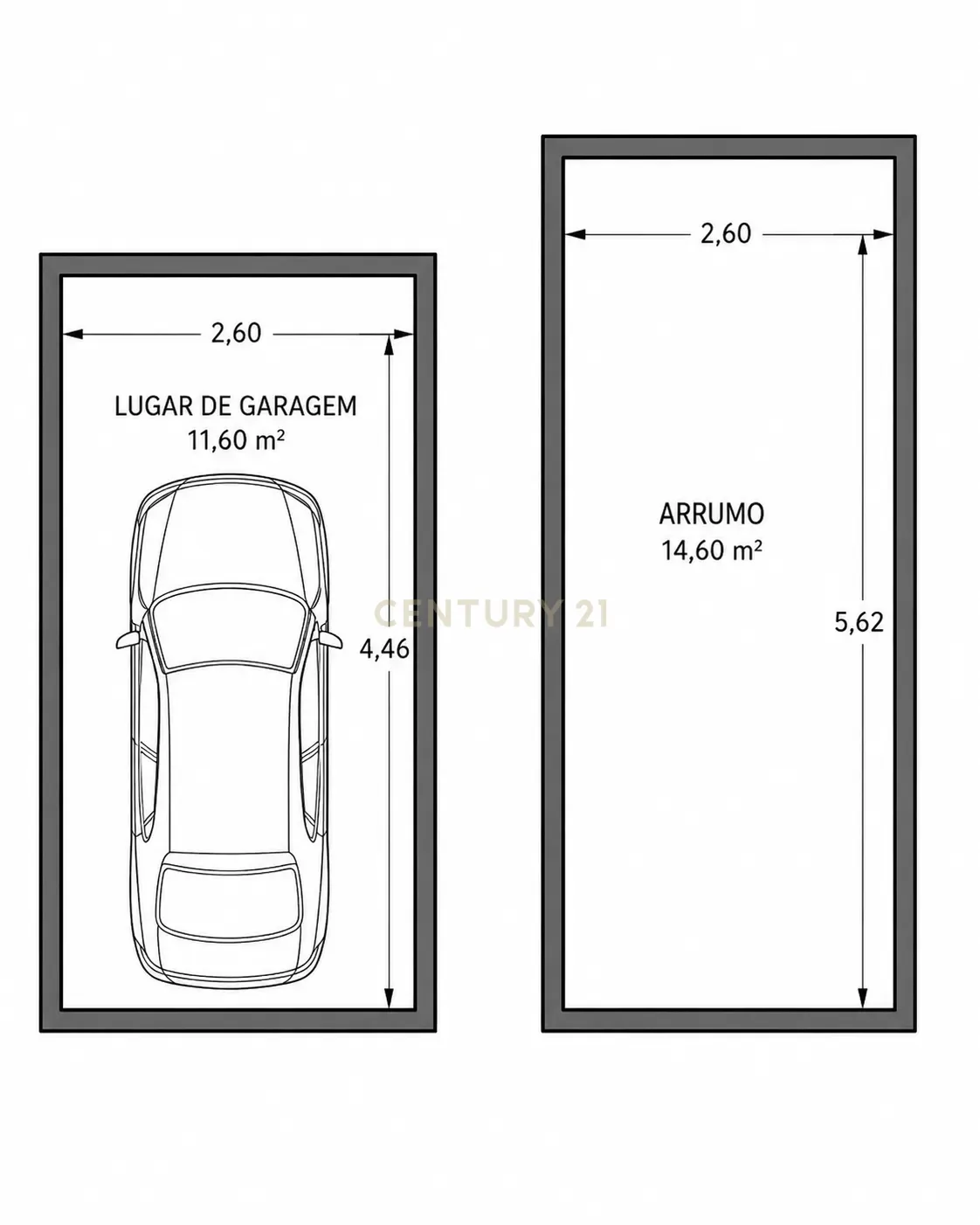 Fotografia 4 de LUGAR DE GARAGEM 11,6 M² | ARRUMO 14,6 M² | BESSA | PORTO