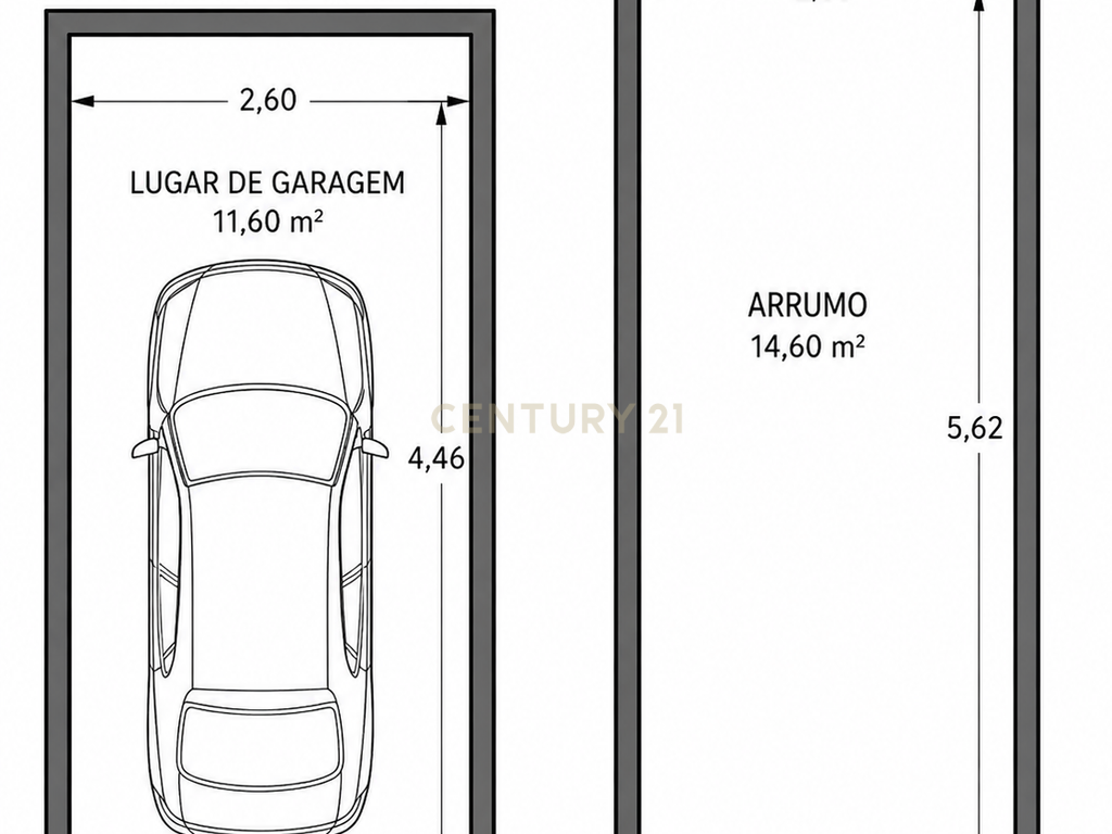 LUGAR DE GARAGEM 11,6 M² | ARRUMO 14,6 M² | BESSA | PORTO - Image 4