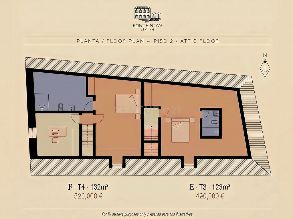 Apartamento T3 duplex Novo no centro de Setubal - Image 6