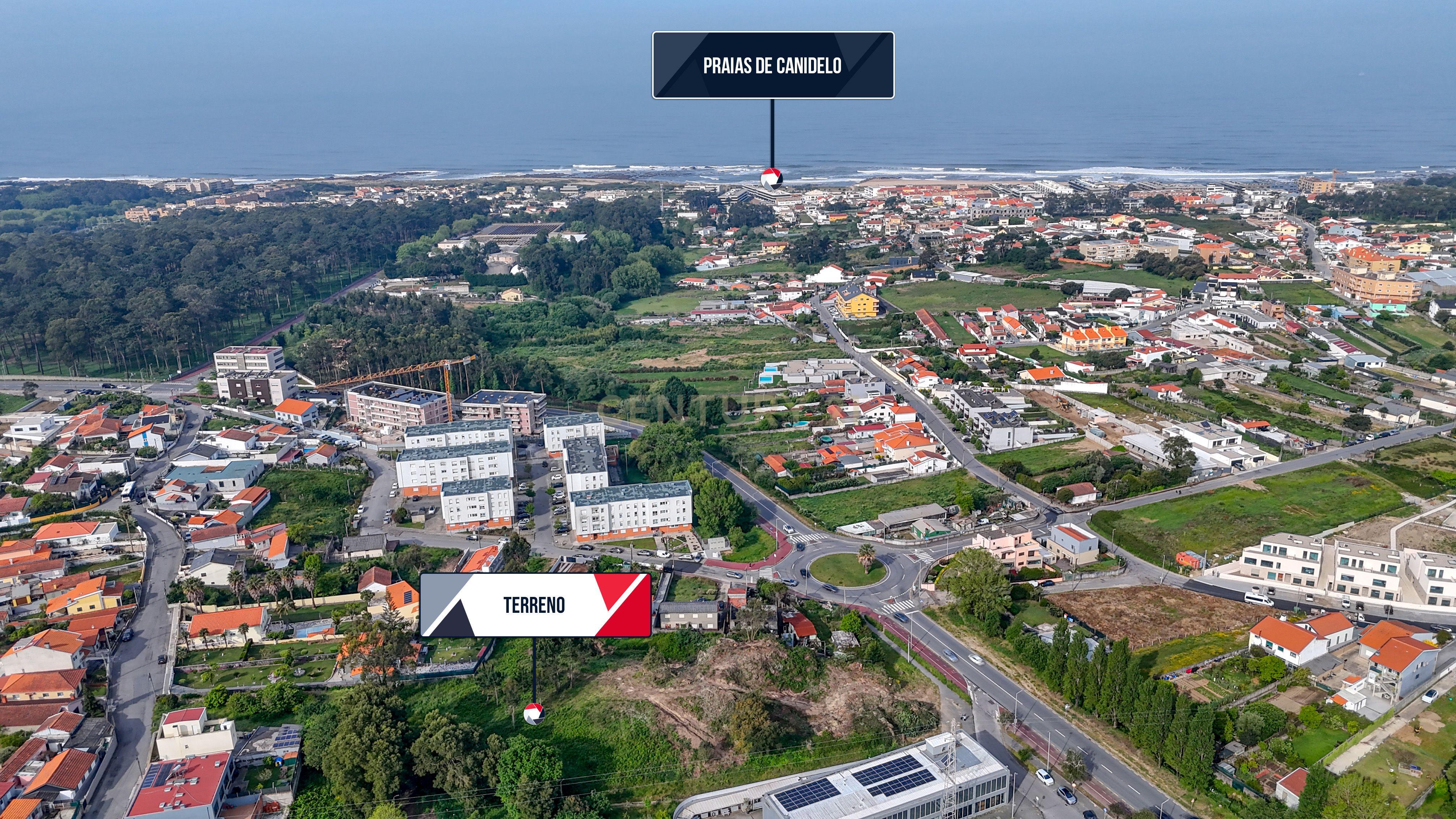 Fotografia 3 de Terreno com 3000m2 e viabilidade construtiva próximo da Praia de Canidelo