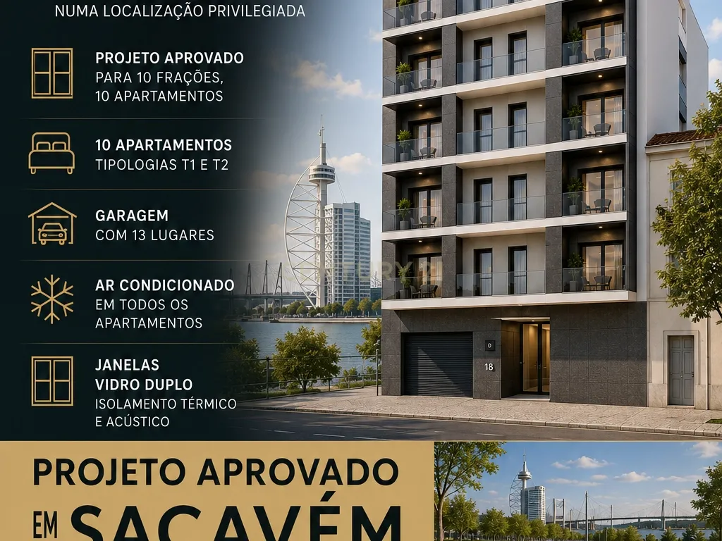 Terreno com Projecto Aprovado – Sacavém - Image 1