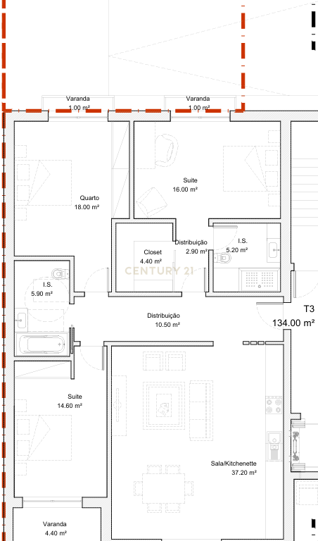 Apartamento T3 Novo em Início de Construção – Entroncamento | Junto à A23 - Image 4
