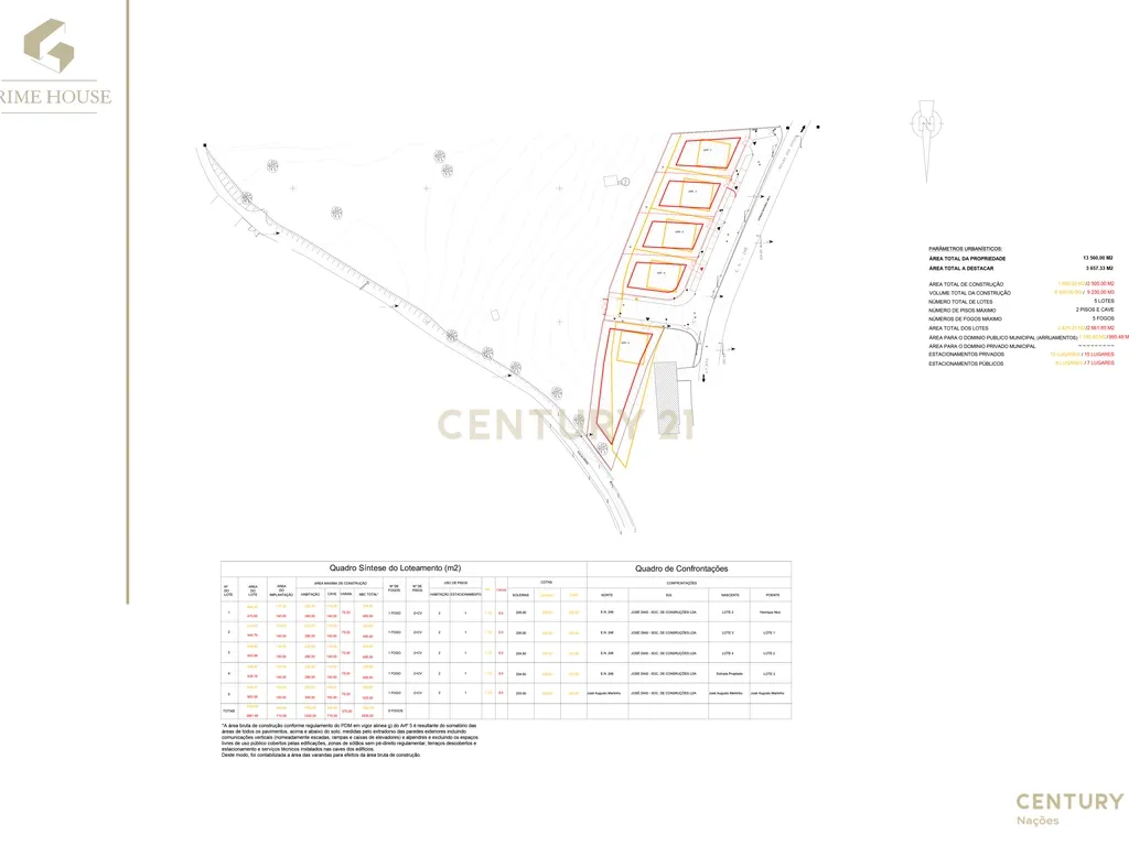 4 lotes de terrenos com projeto aprovado para moradia 4 moradias T5 de linhas contemporâneas - Image 11