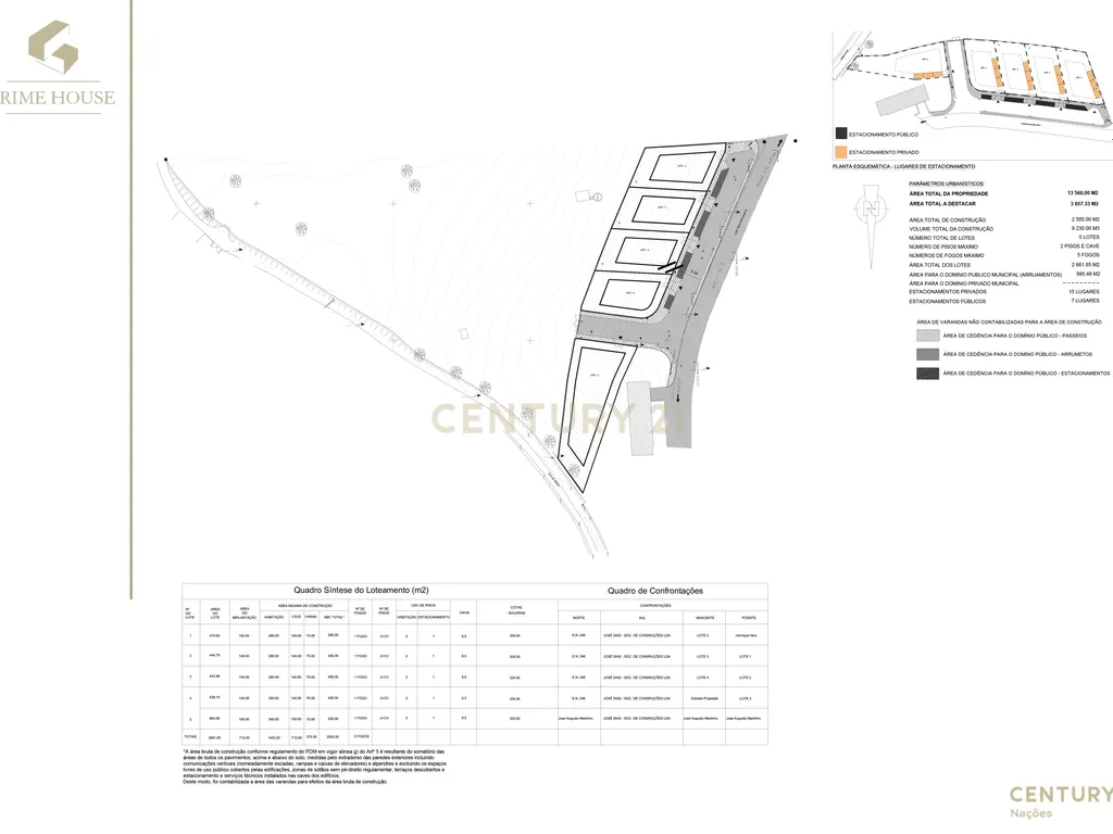 4 lotes de terrenos com projeto aprovado para moradia 4 moradias T5 de linhas contemporâneas - Image 12